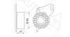DAIHA 1350587701000 Tensioner Pulley, timing belt